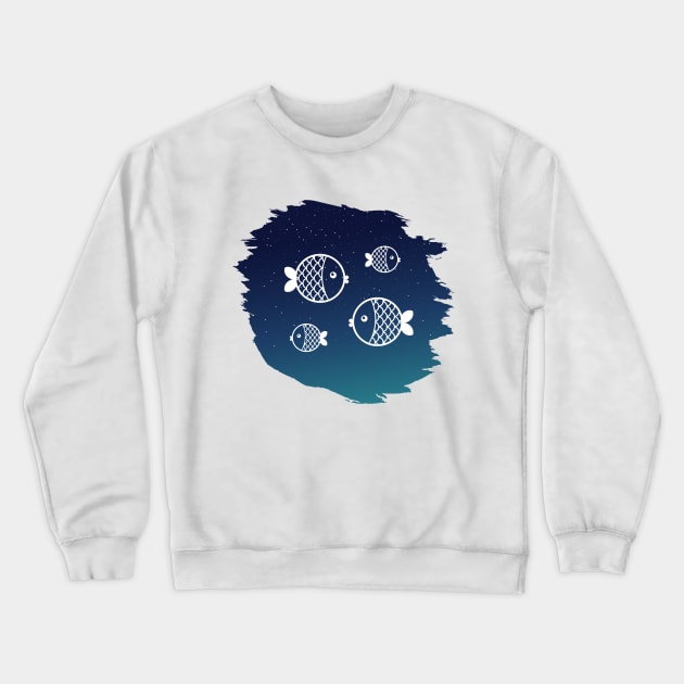 Pisces Crewneck Sweatshirt by Elysart